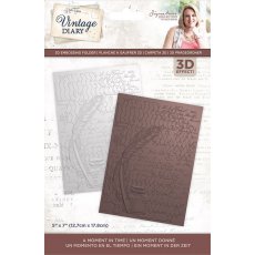 S-VD-EF5-3D-AMIT Vintage Diary - 3D Embossing Folder - A Moment In Time