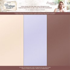 S-VD-PEARLPAD12 Vintage Diary - 12" x 12" Luxury Pearl Pad