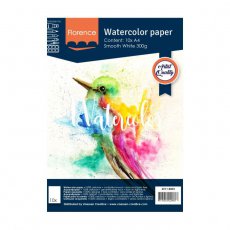2911-8003 Watercolor paper Smooth White A4 10pcs 300g