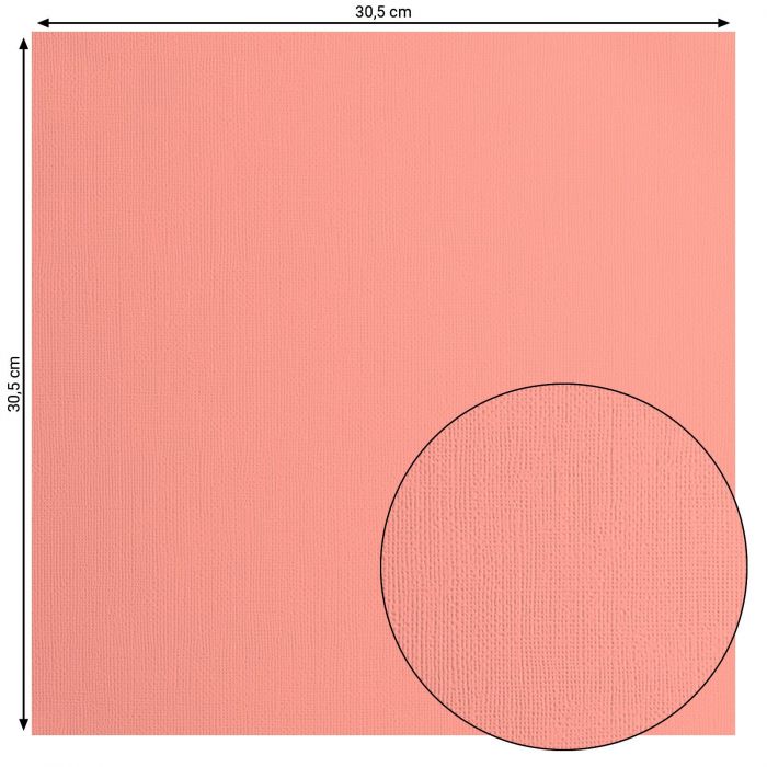 2928-020 Florence • Cardstock texture 30,5x30,5cm Dahlia