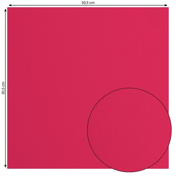2928-029 Florence • Cardstock texture 30,5x30,5cm Coral