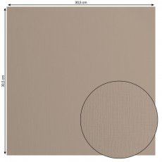 2928-086  Florence • Cardstock texture 30,5x30,5cm Stone
