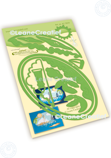45.7859 Metal Die Leane Creatief - Diorama Seaside cut and embossing die