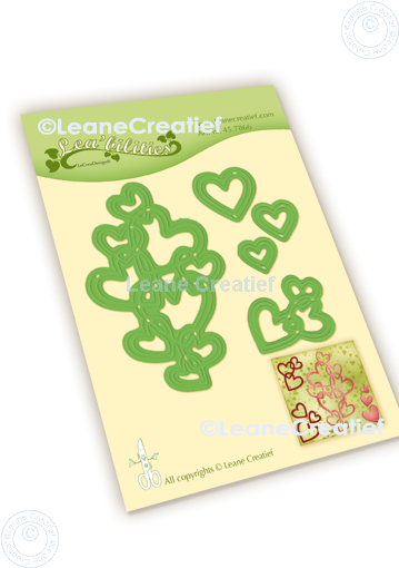 45.7866 Metal Die Leane Creatief - Heart ornaments cutting die