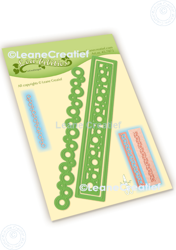 45.7873 Metal Die Leane Creatief - Borders Circles cutting die