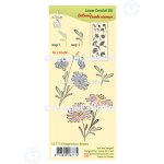55.7774 Leane Creatief Acrylic Stamp -  Aquarel flowers