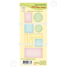 55.7781 Leane Creatief Acrylic Stamp -  Background frames