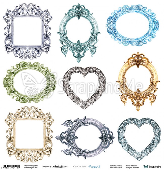 F-2 Frames 2 - Flowers ScrapAndMe
