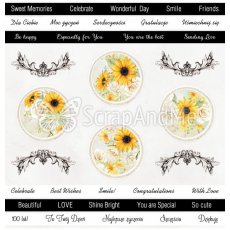 S-14  Sunflowers ScrapAndMe