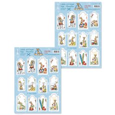 50.7958  A4 one side paper -Decoration sheets Tags Little Bunnies, For you