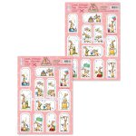 50.7965 A4 one side paper -Decoration sheets Tags Little Bunnies, It's a party