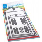 CR1576 Metal Die Marianne Design - CrafTables - SLIMLINE - TAGS