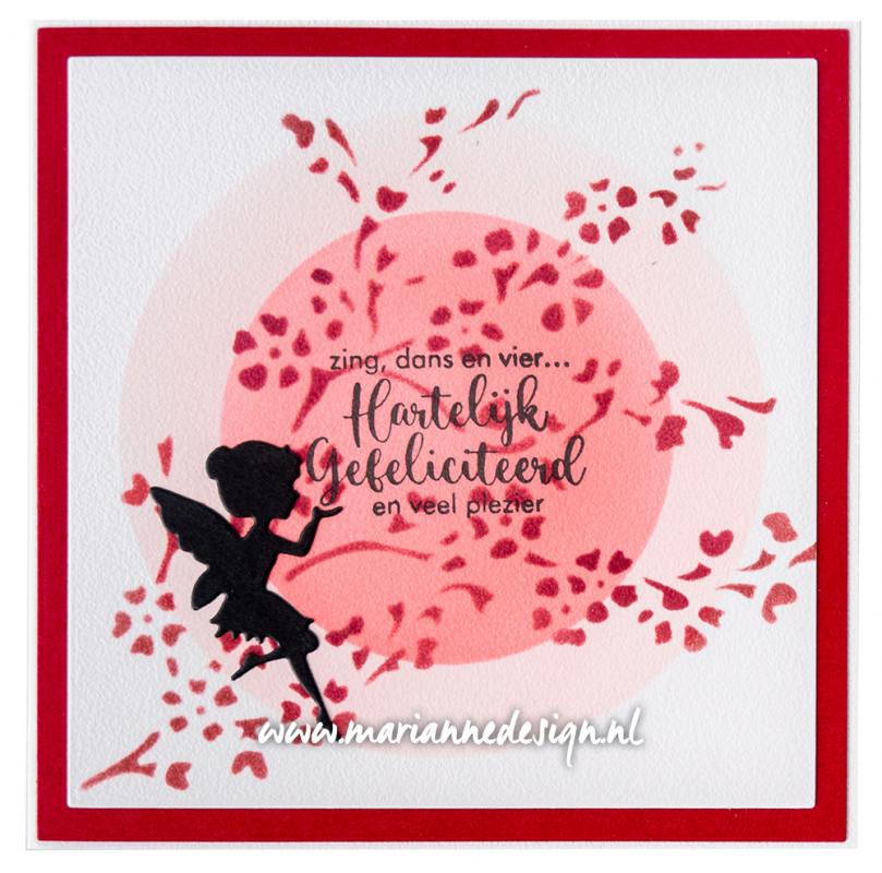 LR0743 Metal Die Marianne Design - Creatables - SILHOUETTE FAIRY & BUTTERFLIES