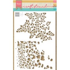 PS8078 Mask Marianne Design - Craft stencil - A5 - TINY'S BUTTERFLY TEXTURES