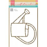 PS8113 Mask Marianne Design - Craft stencil - A5 - WATERING CAN BY MARLEEN