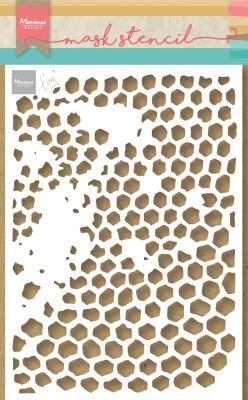 PS8116 Mask Marianne Design - Craft stencil - A5 - TINY'S HONEYCOMB