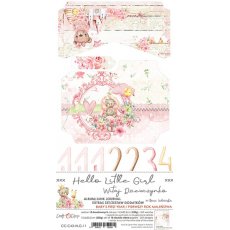 CC-C43-HLG-11  HELLO LITTLE GIRL - JUNK JOURNAL SET