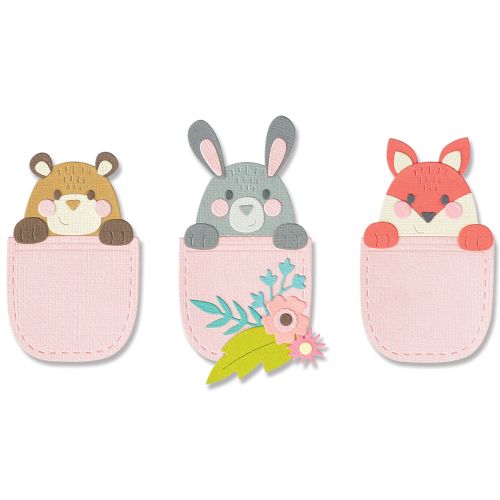 665813 Sizzix Thinlits Die Set 10PK - Pocket Pals