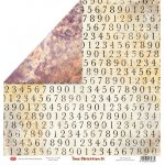 CP-TO01 Double-sided paper Craft & You Design 30.5x30.5 TIME OBSESSION 01