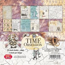 CPB-TO15 Block 15x15 Craft&You Design - TIME OBSESSION
