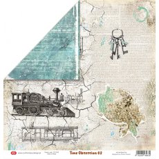 CP-TO02 Double-sided paper Craft & You Design 30.5x30.5 TIME OBSESSION 02