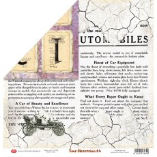 CP-TO04 Double-sided paper Craft & You Design 30.5x30.5 TIME OBSESSION 04