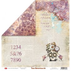 CP-TO06 Double-sided paper Craft & You Design 30.5x30.5 TIME OBSESSION 06