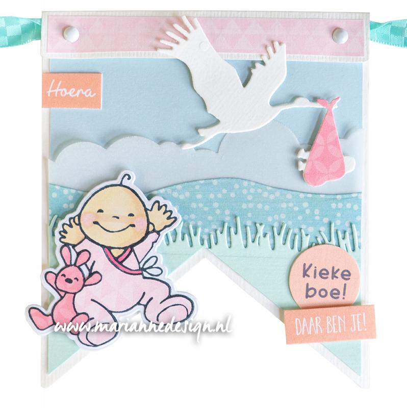 CR1583 Metal Die Marianne Design - CrafTables - Slimline Grass-horizons-clouds