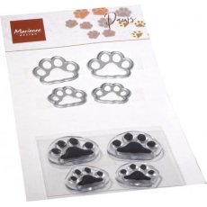 CS1088 PAWS - STAMP & DIE SET