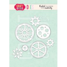 CW164 CUT DIES - Gears - Craft&You Design