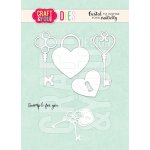 CW165 CUT DIES - Keys with the padlock - Craft&You Design