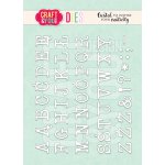 CW167 CUT DIES - Alphabet Big Letters - Craft&You Design