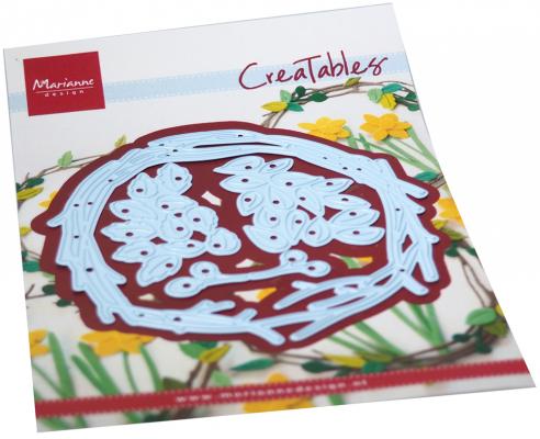 LR0753 Metal Die Marianne Design - Creatable - Spring Wreath