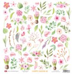 CP-HE02 One-sided paper-elements-Craft & You Design 30.5x30.5 Happy Easter 02