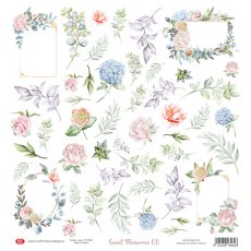 CP-SM08 One-sided paper-elements-Craft & You Design 30.5x30.5 Sweet Memories 08