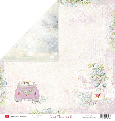 CPB-SM15 Block 15x15 Craft&You Design - Sweet Memories