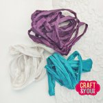 CRIB-018 RIBBONS - vintage ribbons - TIME OBSESSION -Craft&You Design