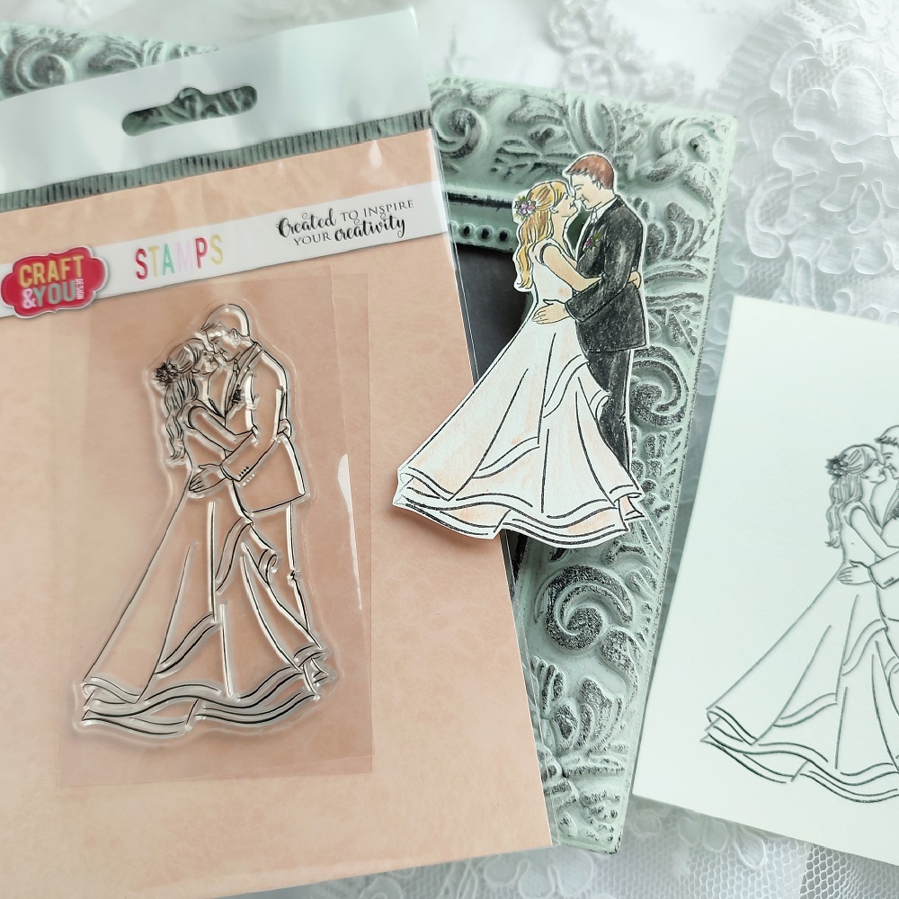 CS018 Clear Stamp - Dancing Young Couple - Sweet Memories