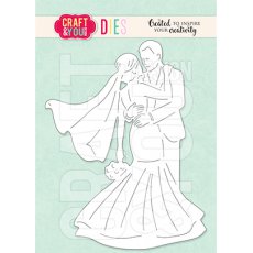 CW158 CUT DIES - Young Couple with the Veil - Craft&You Design