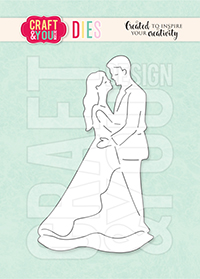 CW159 CUT DIES - Mini Young Couple - Craft&You Design
