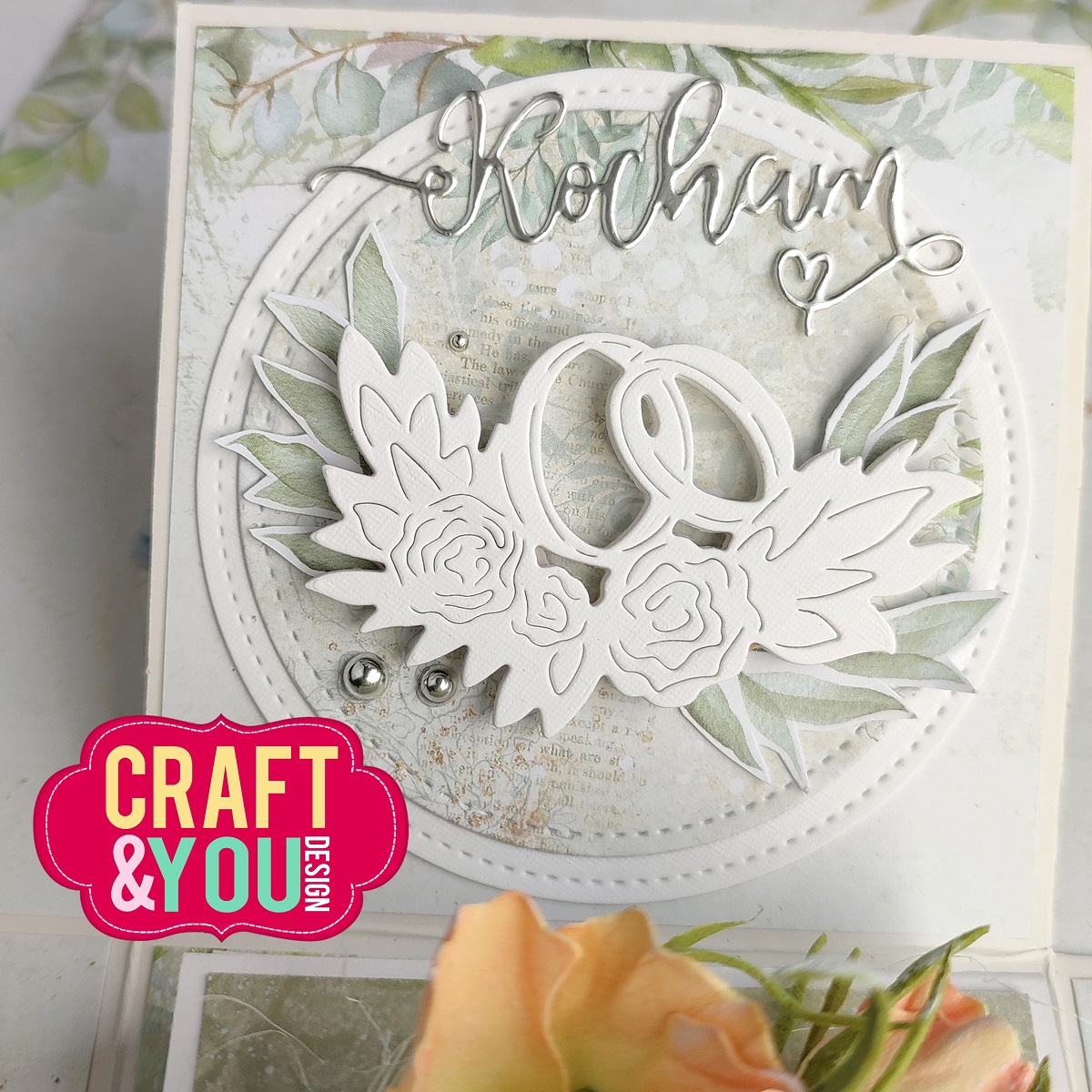 CW163 CUT DIES - Kocham - Craft&You Design