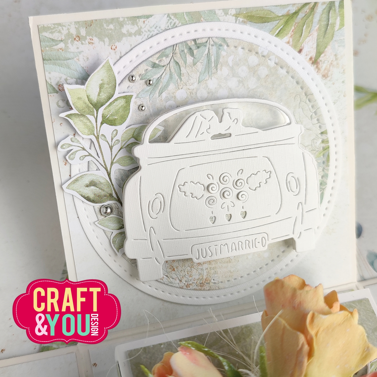 CW161 CUT DIES - Wedding Car - Craft&You Design