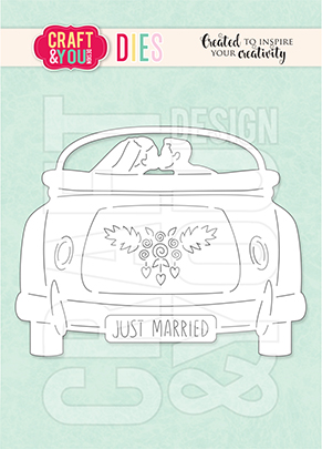 CW161 CUT DIES - Wedding Car - Craft&You Design