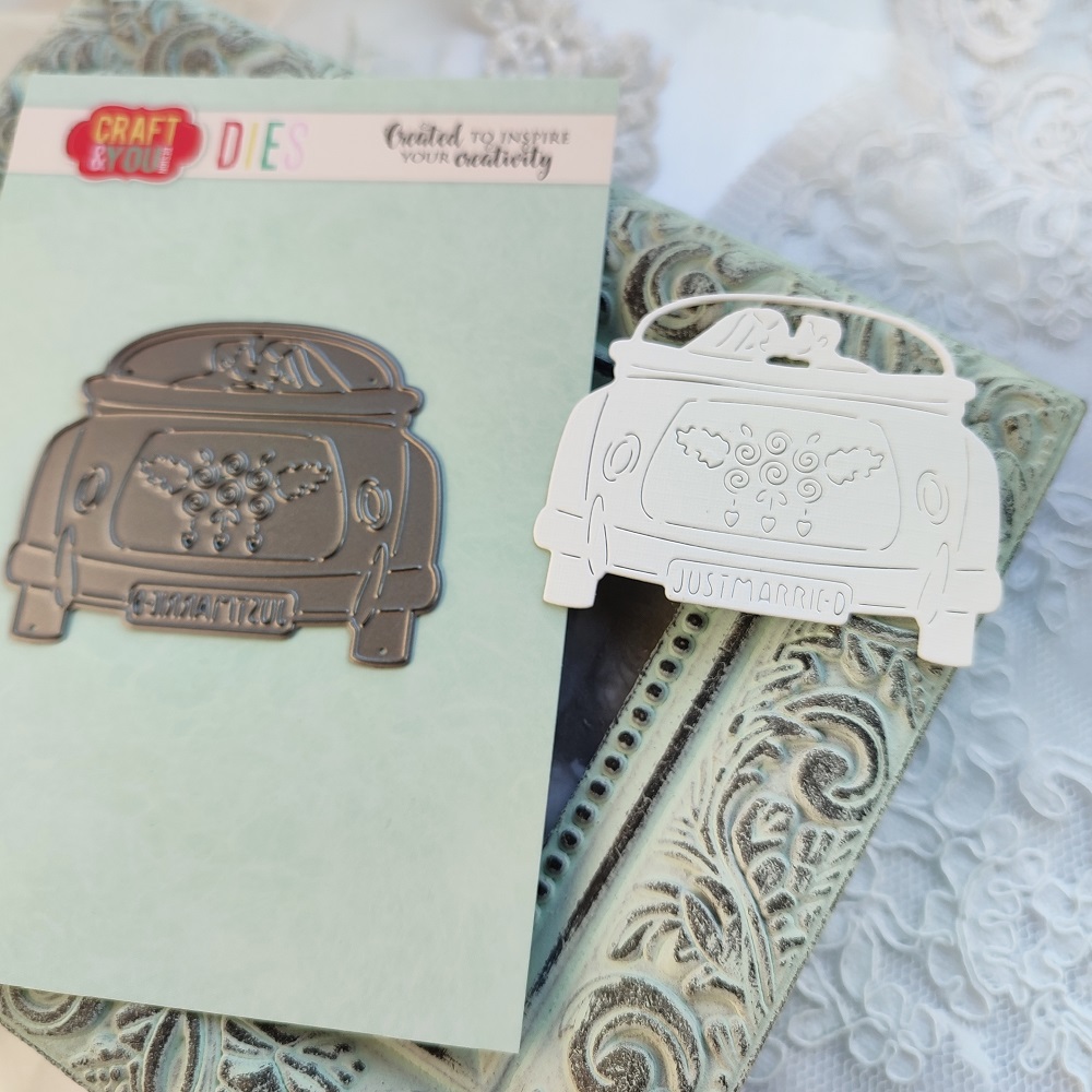 CW161 CUT DIES - Wedding Car - Craft&You Design