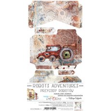 CC-CY05-RA-11  ROBOTS ADVENTURES - - JUNK JOURNAL SET