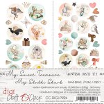CC-DIGI-PR24 ZESTAW ETYKIET - 24 - MY SWEET TREASURE