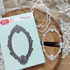 CW170 CUT DIES - Oval Frame - Craft&You Design