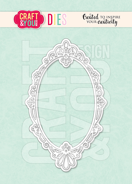 CW170 CUT DIES - Oval Frame - Craft&You Design