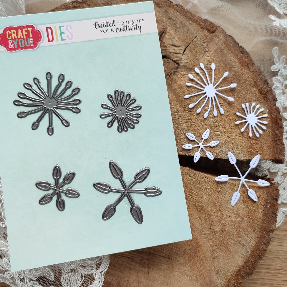 CW172 CUT DIES - Flower Stamen Set 1 - Craft&You Design