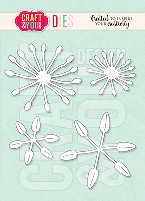 CW172 CUT DIES - Flower Stamen Set 1 - Craft&You Design